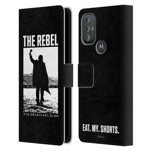 The Breakfast Club Graphics The Rebel Leather Book Wallet Case Cover For Motorola Moto G10 / Moto G20 / Moto G30