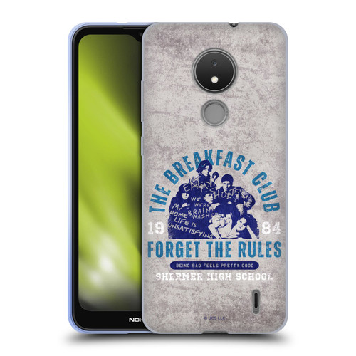 The Breakfast Club Graphics Forget The Rules Soft Gel Case for Nokia C21