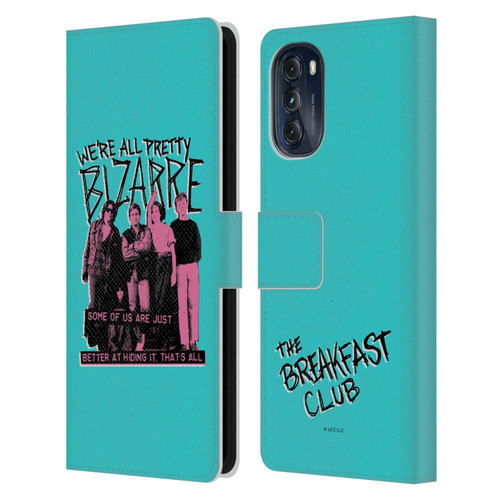 The Breakfast Club Graphics We're All Pretty Bizarre Leather Book Wallet Case Cover For Motorola Moto G (2022)