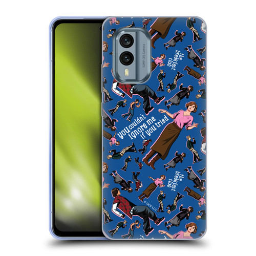 The Breakfast Club Graphics Dancing Pattern Soft Gel Case for Nokia X30