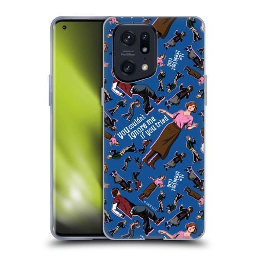The Breakfast Club Graphics Dancing Pattern Soft Gel Case for OPPO Find X5 Pro