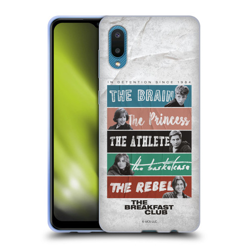 The Breakfast Club Graphics In Detention Since 1984 Soft Gel Case for Samsung Galaxy A02/M02 (2021)