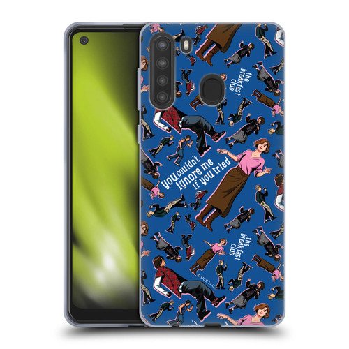 The Breakfast Club Graphics Dancing Pattern Soft Gel Case for Samsung Galaxy A21 (2020)