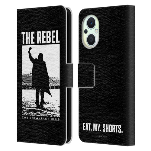 The Breakfast Club Graphics The Rebel Leather Book Wallet Case Cover For OPPO Reno8 Lite