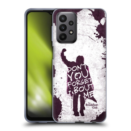 The Breakfast Club Graphics Don't You Forget About Me Soft Gel Case for Samsung Galaxy A23 / 5G (2022)