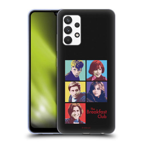 The Breakfast Club Graphics Pop Art Soft Gel Case for Samsung Galaxy A32 (2021)