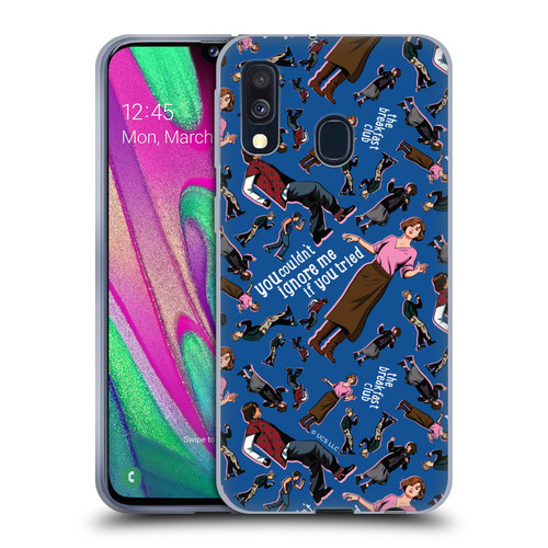 The Breakfast Club Graphics Dancing Pattern Soft Gel Case for Samsung Galaxy A40 (2019)