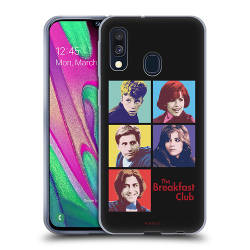 The Breakfast Club Graphics Pop Art Soft Gel Case for Samsung Galaxy A40 (2019)