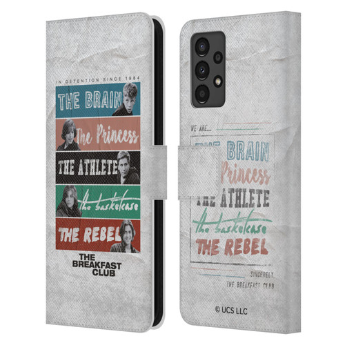 The Breakfast Club Graphics In Detention Since 1984 Leather Book Wallet Case Cover For Samsung Galaxy A13 (2022)