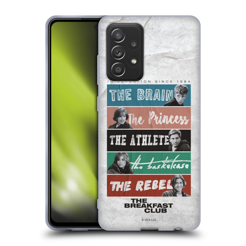 The Breakfast Club Graphics In Detention Since 1984 Soft Gel Case for Samsung Galaxy A52 / A52s / 5G (2021)