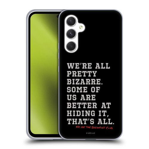The Breakfast Club Graphics Typography Soft Gel Case for Samsung Galaxy A54 5G