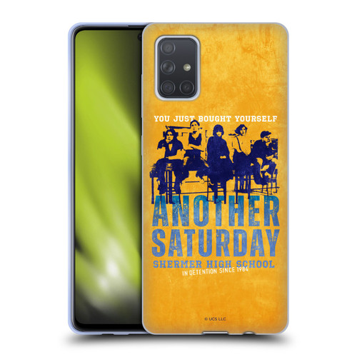 The Breakfast Club Graphics Another Saturday Soft Gel Case for Samsung Galaxy A71 (2019)