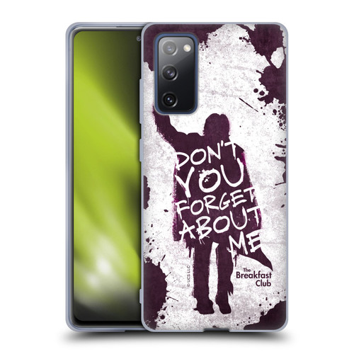 The Breakfast Club Graphics Don't You Forget About Me Soft Gel Case for Samsung Galaxy S20 FE / 5G