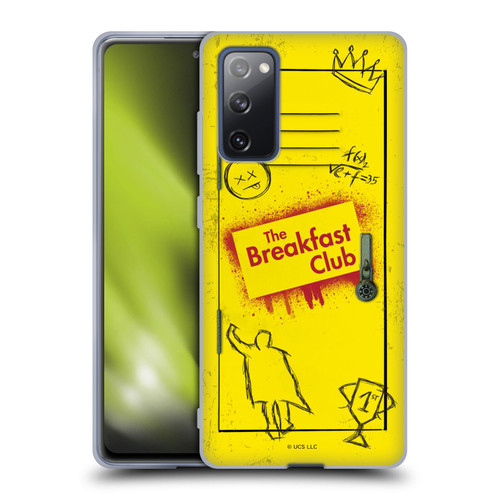 The Breakfast Club Graphics Yellow Locker Soft Gel Case for Samsung Galaxy S20 FE / 5G