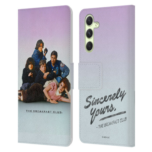 The Breakfast Club Graphics Key Art Leather Book Wallet Case Cover For Samsung Galaxy A54 5G