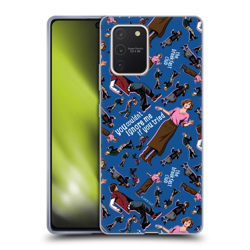 The Breakfast Club Graphics Dancing Pattern Soft Gel Case for Samsung Galaxy S10 Lite