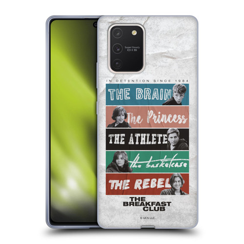 The Breakfast Club Graphics In Detention Since 1984 Soft Gel Case for Samsung Galaxy S10 Lite