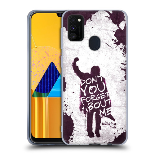 The Breakfast Club Graphics Don't You Forget About Me Soft Gel Case for Samsung Galaxy M30s (2019)/M21 (2020)
