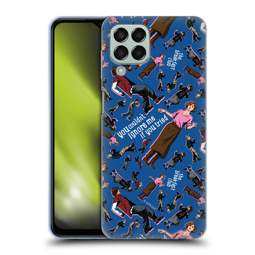 The Breakfast Club Graphics Dancing Pattern Soft Gel Case for Samsung Galaxy M33 (2022)