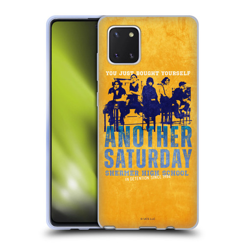 The Breakfast Club Graphics Another Saturday Soft Gel Case for Samsung Galaxy Note10 Lite