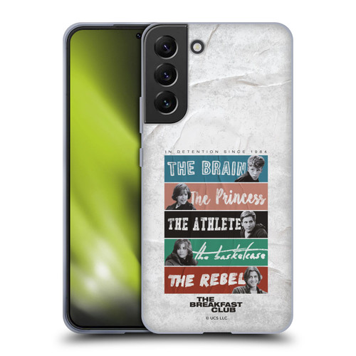 The Breakfast Club Graphics In Detention Since 1984 Soft Gel Case for Samsung Galaxy S22+ 5G