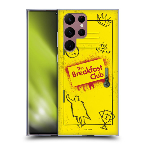 The Breakfast Club Graphics Yellow Locker Soft Gel Case for Samsung Galaxy S22 Ultra 5G