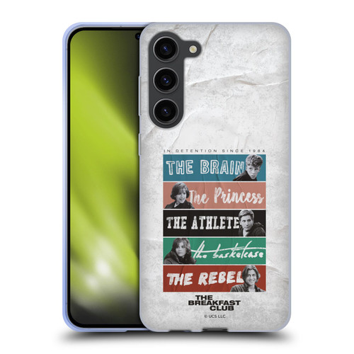 The Breakfast Club Graphics In Detention Since 1984 Soft Gel Case for Samsung Galaxy S23+ 5G