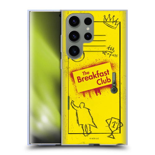 The Breakfast Club Graphics Yellow Locker Soft Gel Case for Samsung Galaxy S23 Ultra 5G