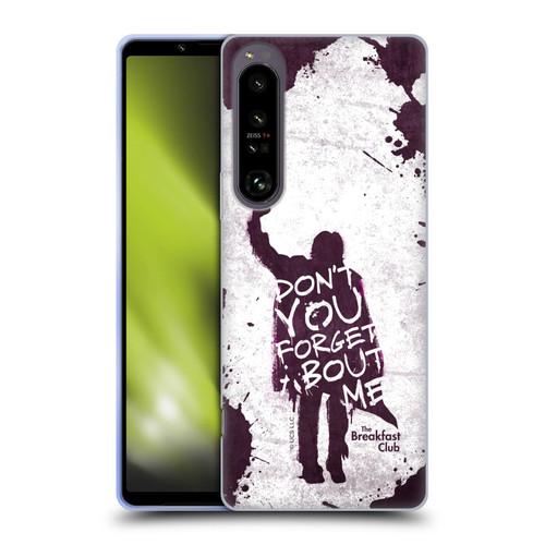 The Breakfast Club Graphics Don't You Forget About Me Soft Gel Case for Sony Xperia 1 IV