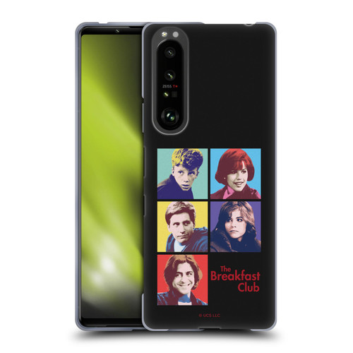 The Breakfast Club Graphics Pop Art Soft Gel Case for Sony Xperia 1 III