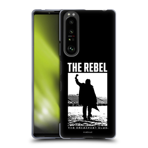 The Breakfast Club Graphics The Rebel Soft Gel Case for Sony Xperia 1 III
