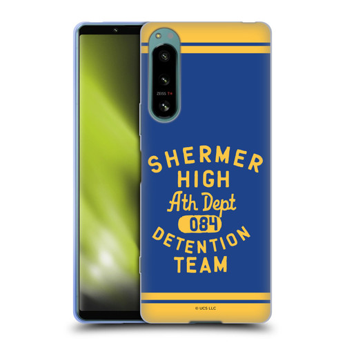The Breakfast Club Graphics Shermer High Ath Depth Soft Gel Case for Sony Xperia 5 IV