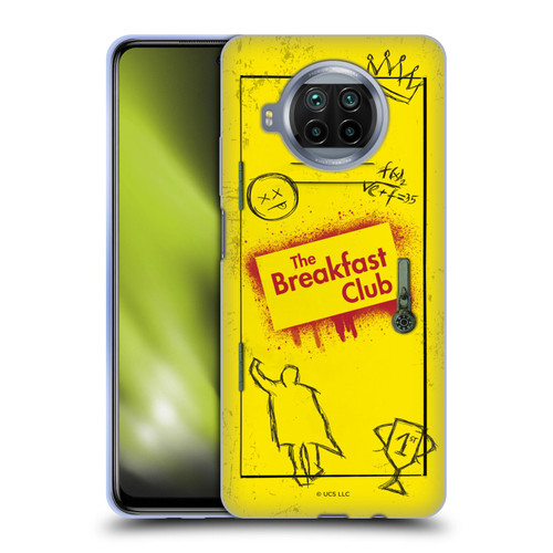 The Breakfast Club Graphics Yellow Locker Soft Gel Case for Xiaomi Mi 10T Lite 5G