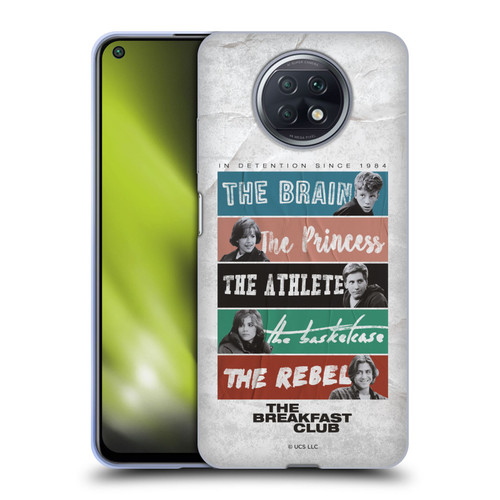 The Breakfast Club Graphics In Detention Since 1984 Soft Gel Case for Xiaomi Redmi Note 9T 5G