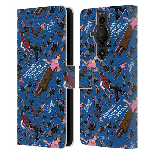 The Breakfast Club Graphics Dancing Pattern Leather Book Wallet Case Cover For Sony Xperia Pro-I