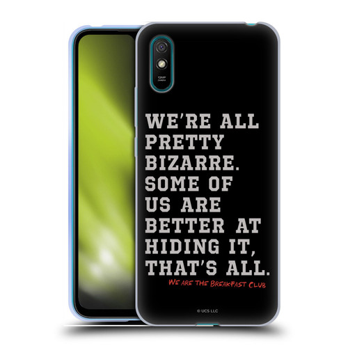 The Breakfast Club Graphics Typography Soft Gel Case for Xiaomi Redmi 9A / Redmi 9AT