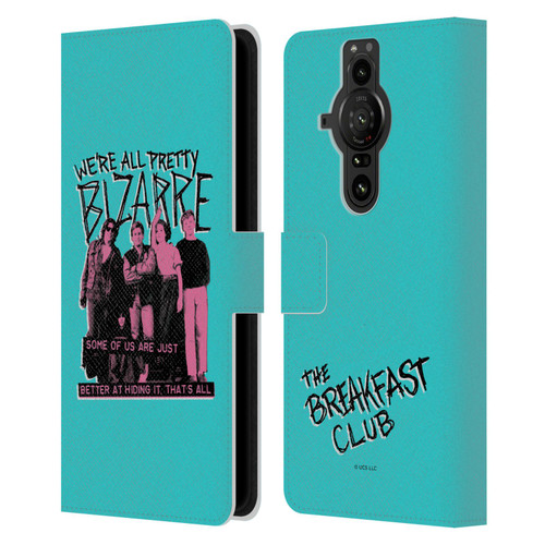 The Breakfast Club Graphics We're All Pretty Bizarre Leather Book Wallet Case Cover For Sony Xperia Pro-I