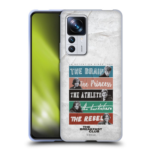 The Breakfast Club Graphics In Detention Since 1984 Soft Gel Case for Xiaomi 12T Pro
