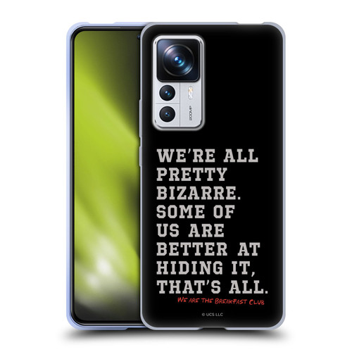 The Breakfast Club Graphics Typography Soft Gel Case for Xiaomi 12T Pro