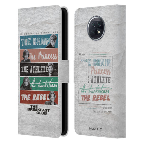 The Breakfast Club Graphics In Detention Since 1984 Leather Book Wallet Case Cover For Xiaomi Redmi Note 9T 5G