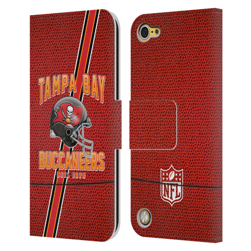NFL Tampa Bay Buccaneers Logo Art Football Stripes Leather Book Wallet Case Cover For Apple iPod Touch 5G 5th Gen