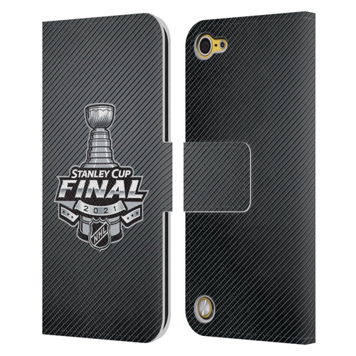 NHL 2021 Stanley Cup Final Stripes Leather Book Wallet Case Cover For Apple iPod Touch 5G 5th Gen