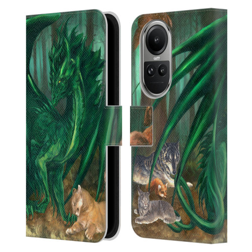 Ruth Thompson Dragons Lord of the Forest Leather Book Wallet Case Cover For OPPO Reno10 5G / Reno10 Pro 5G