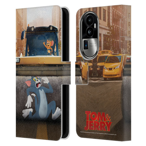 Tom And Jerry Movie (2021) Graphics Rolling Leather Book Wallet Case Cover For OPPO Reno10 Pro+