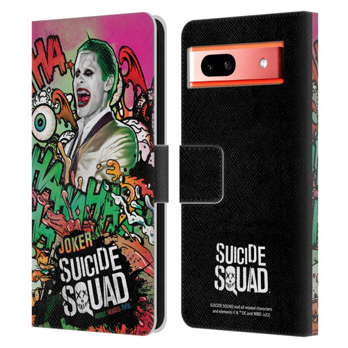 Suicide Squad 2016 Graphics Joker Poster Leather Book Wallet Case Cover For Google Pixel 7a