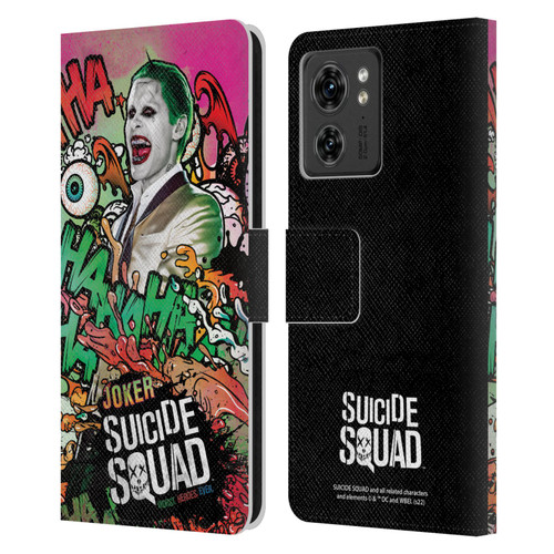 Suicide Squad 2016 Graphics Joker Poster Leather Book Wallet Case Cover For Motorola Moto Edge 40