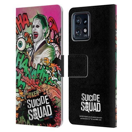 Suicide Squad 2016 Graphics Joker Poster Leather Book Wallet Case Cover For Motorola Moto Edge 40 Pro