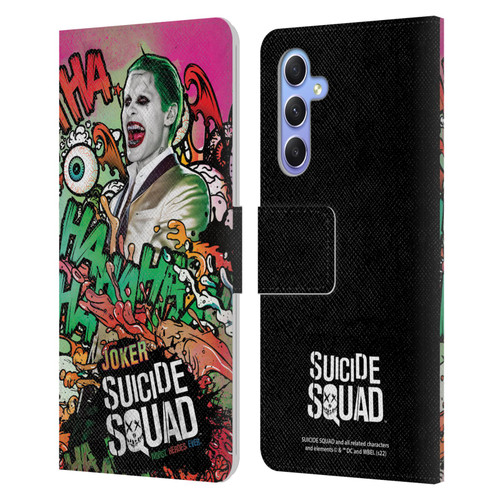 Suicide Squad 2016 Graphics Joker Poster Leather Book Wallet Case Cover For Samsung Galaxy A34 5G