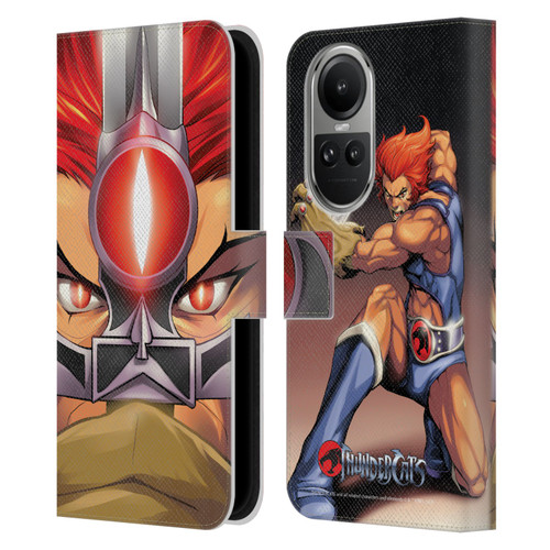 Thundercats Graphics Lion-O Leather Book Wallet Case Cover For OPPO Reno10 5G / Reno10 Pro 5G