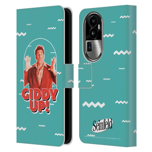 Seinfeld Graphics Giddy Up! Leather Book Wallet Case Cover For OPPO Reno10 Pro+